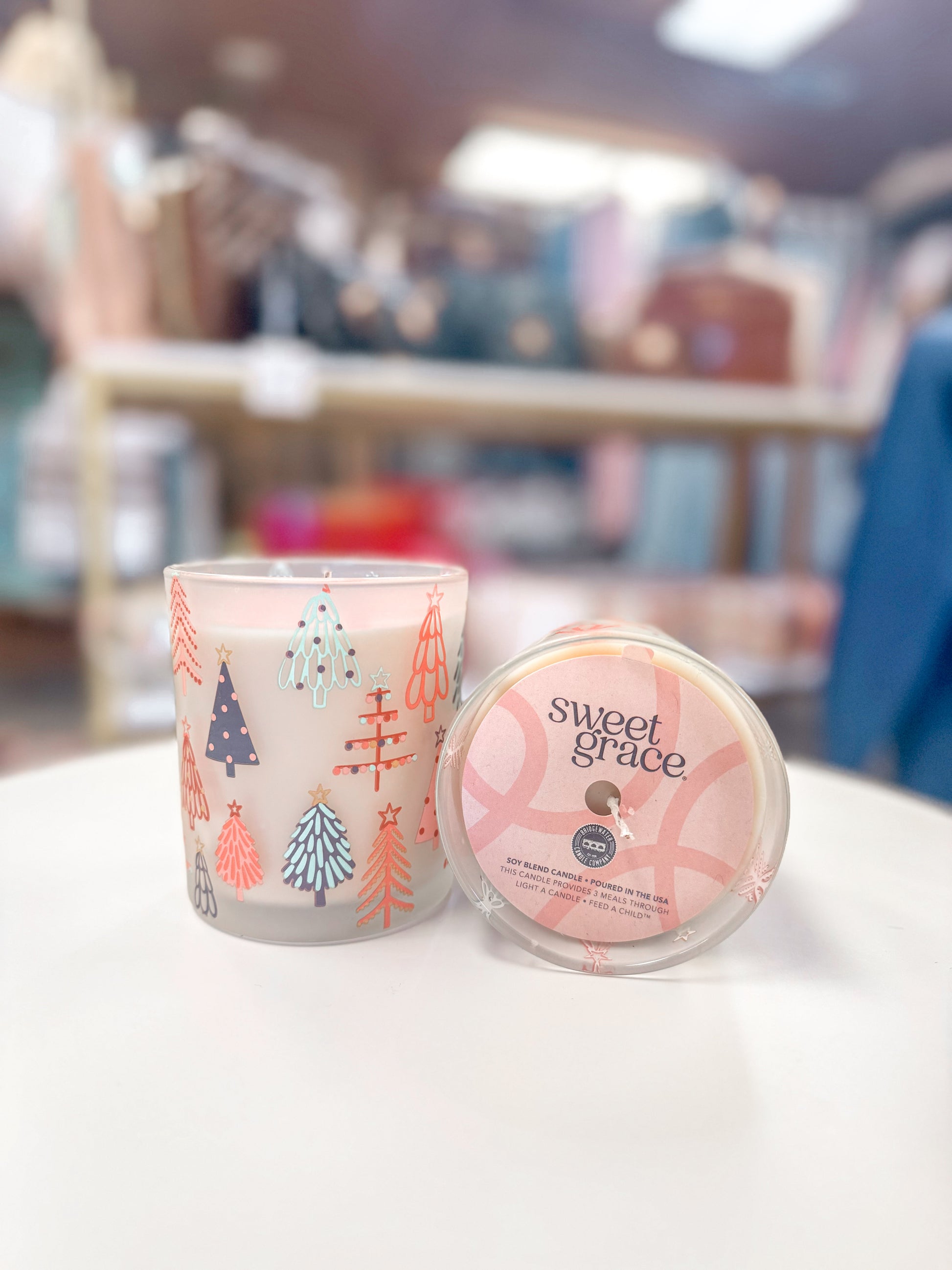 Sweet Grace Holiday Tree Candle BRIDGEWATER CANDLE CO.