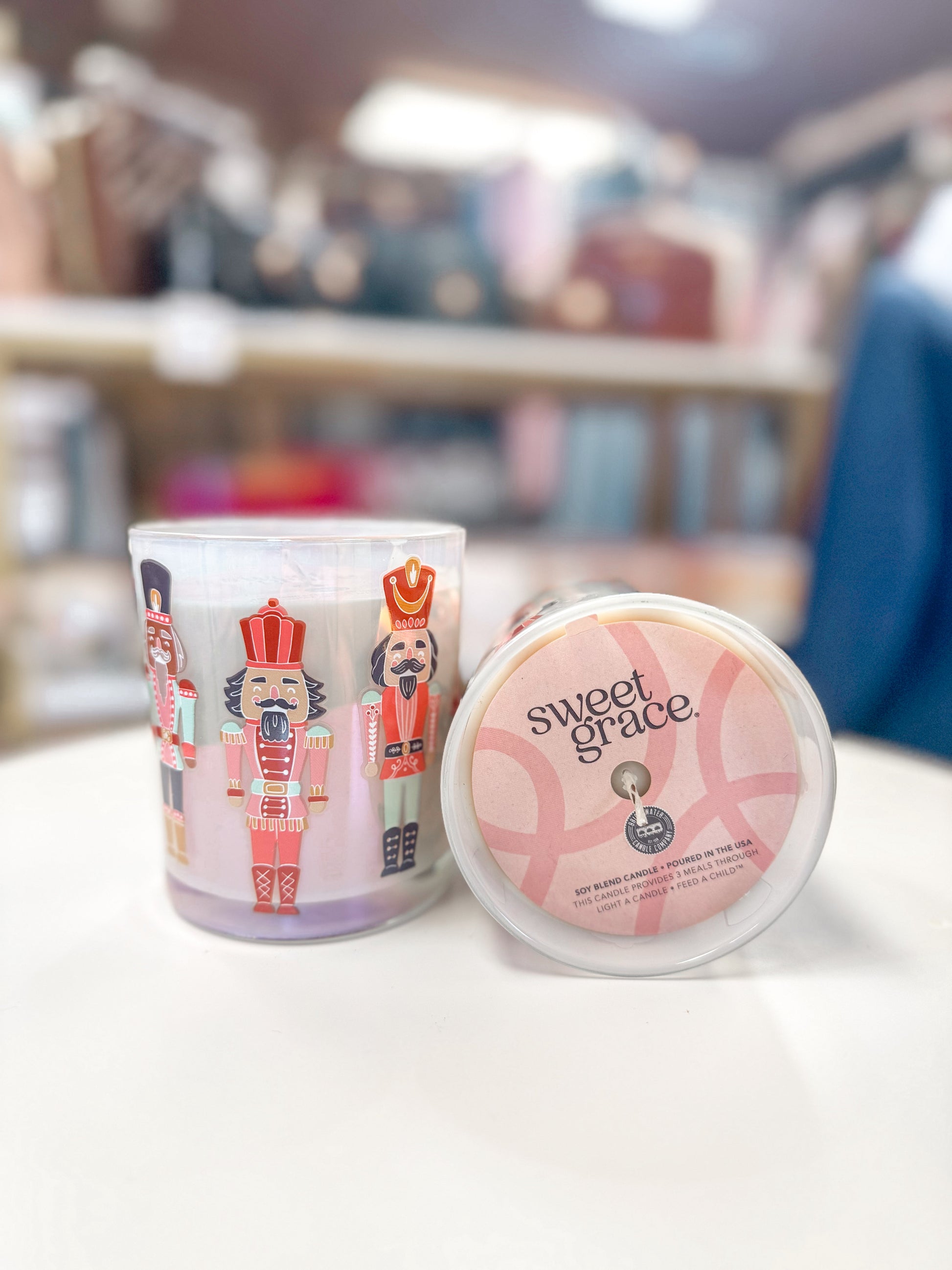Sweet Grace Holiday Nutcracker Candle BRIDGEWATER CANDLE CO.
