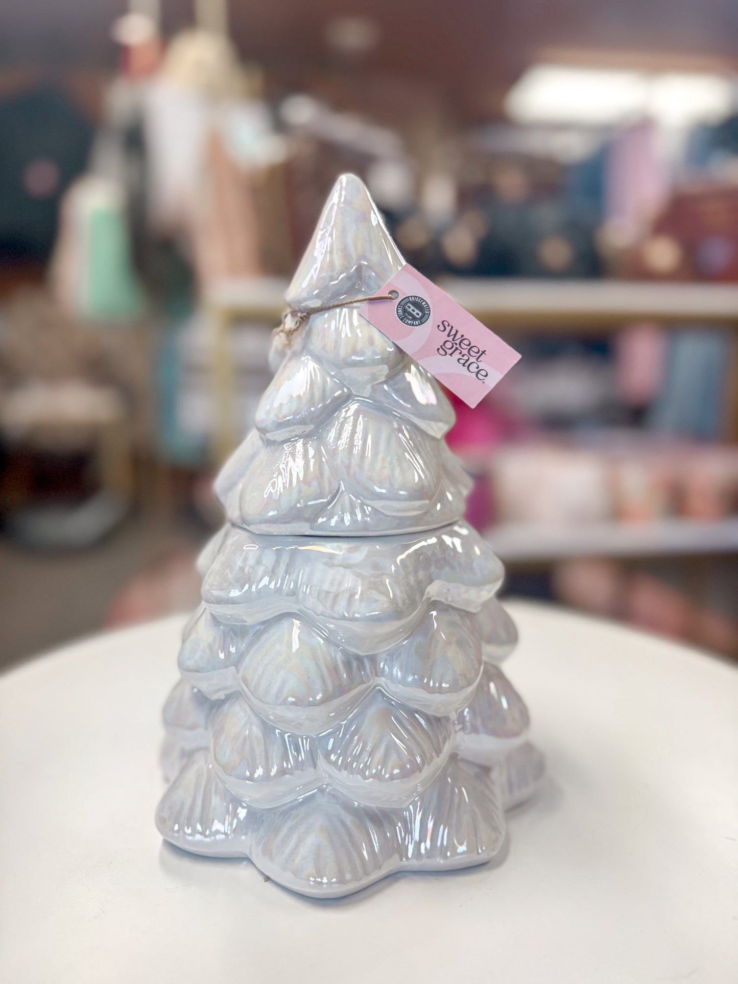 Sweet Grace Holiday Christmas Tree Candle BRIDGEWATER CANDLE CO.