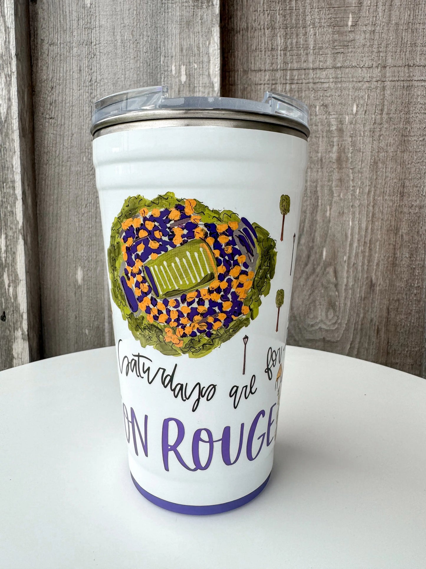 Saturdays in Baton Rouge Party Cup (24oz) Swig Life