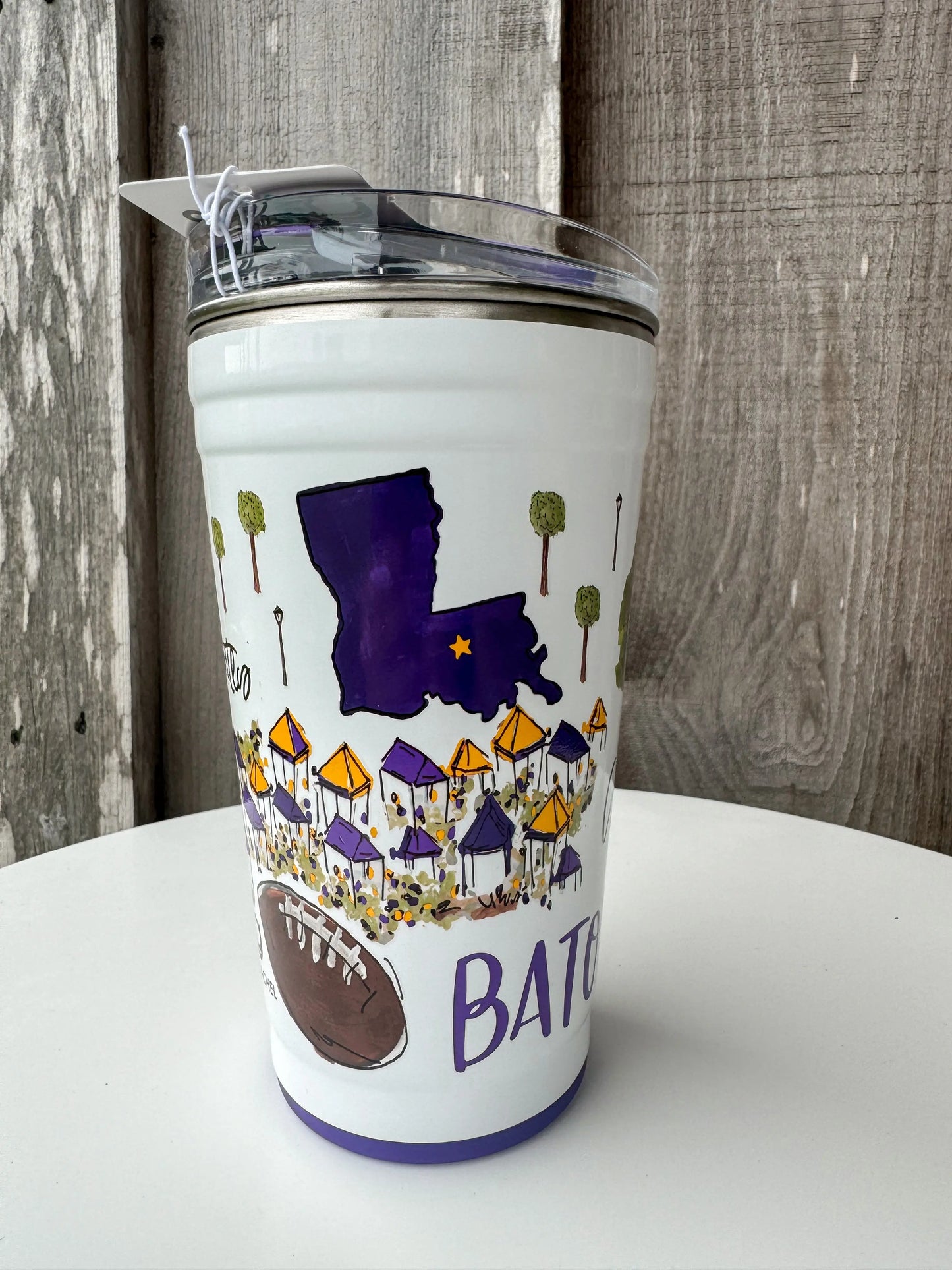 Saturdays in Baton Rouge Party Cup (24oz) Swig Life