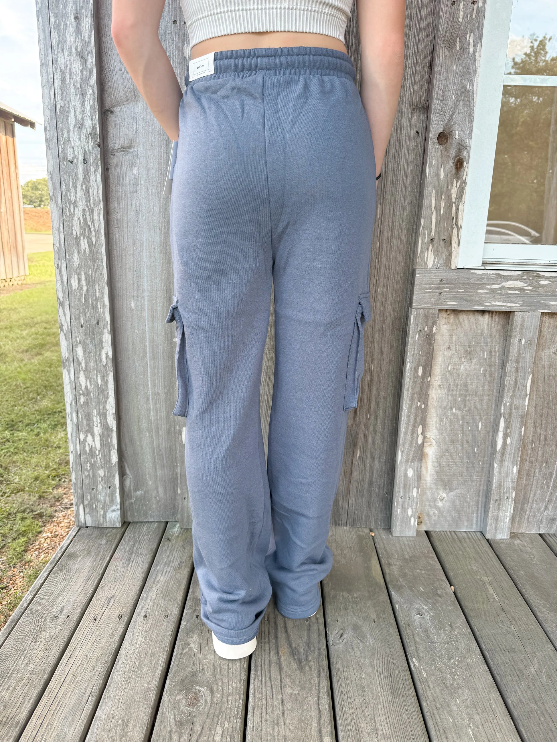 REFLEX FLEECE CARGO POCKET STRAIGHT LEG JOGGER REFLEX