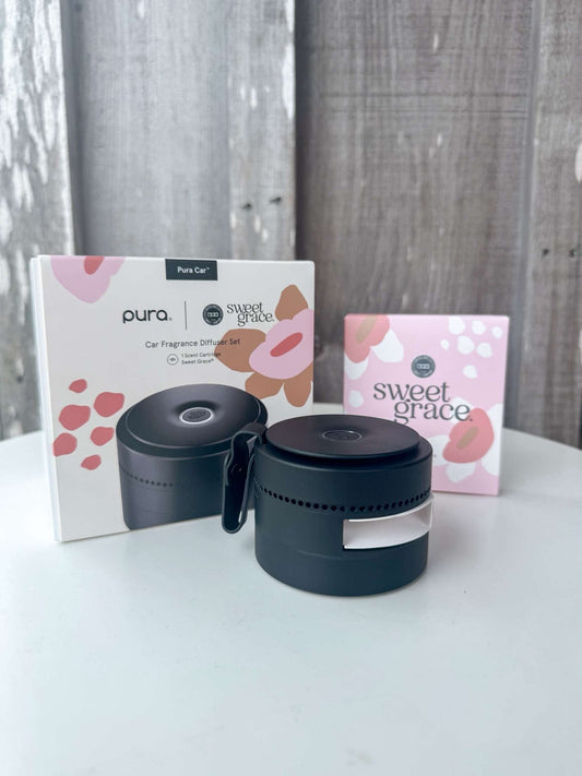 Bridgewater + PURA Car Diffuser Set with Sweet Grace BRIDGEWATER CANDLE CO.