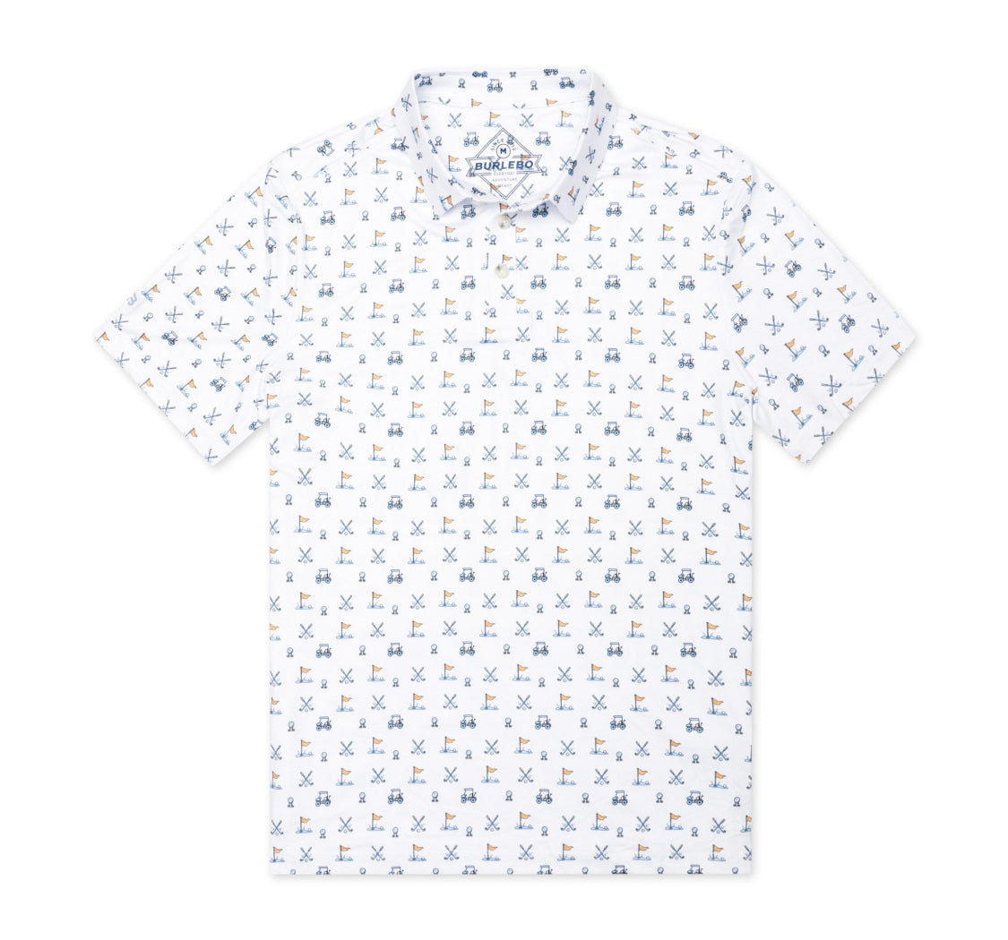 Burlebo Grey HOLE IN ONE Performance Polo BURLEBO