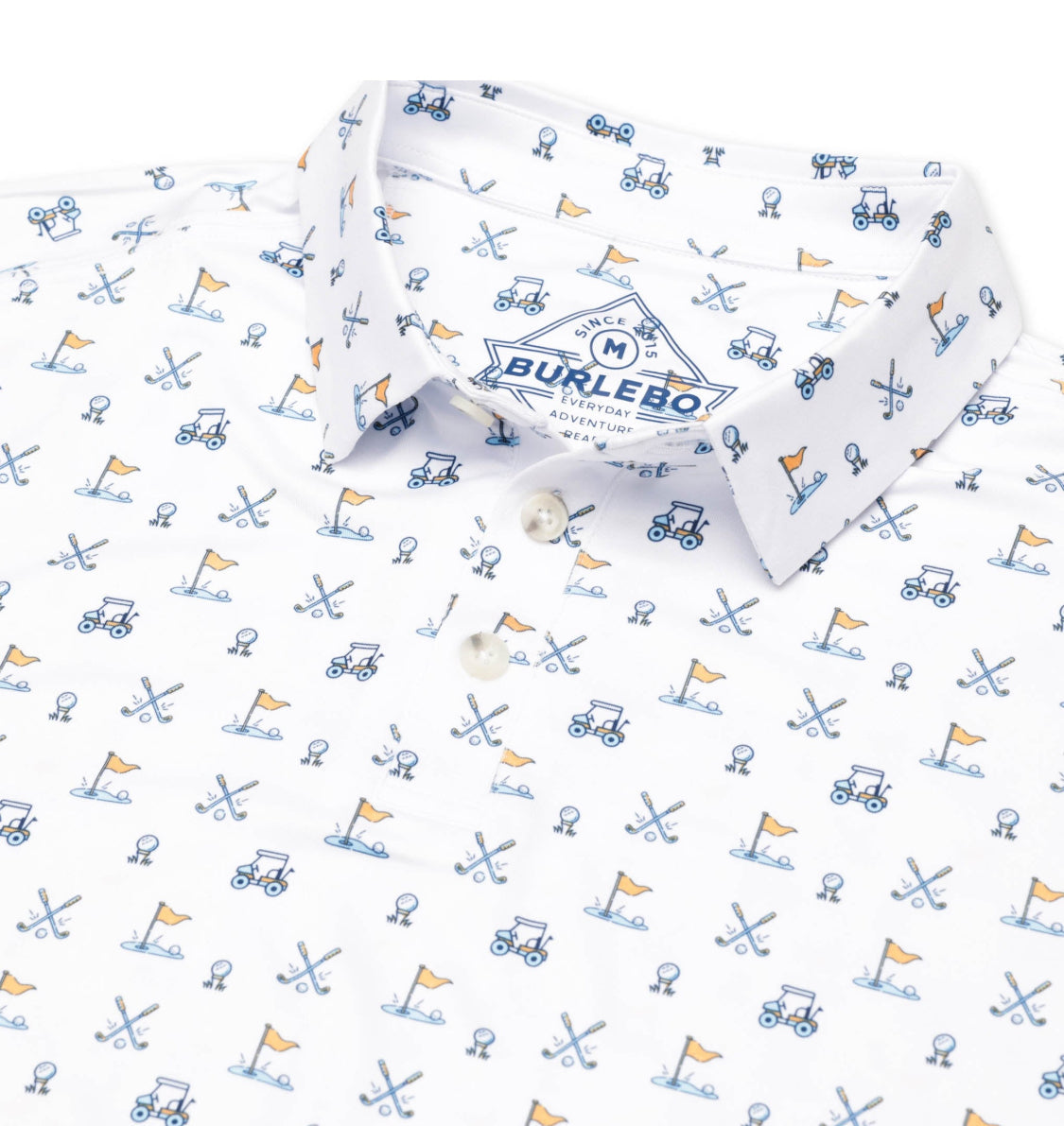 Burlebo Grey HOLE IN ONE Performance Polo BURLEBO