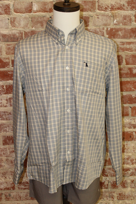 Local Boy Faulk Dress Shirt Slate/Rust/Navy LOCAL BOY OUTFITTER