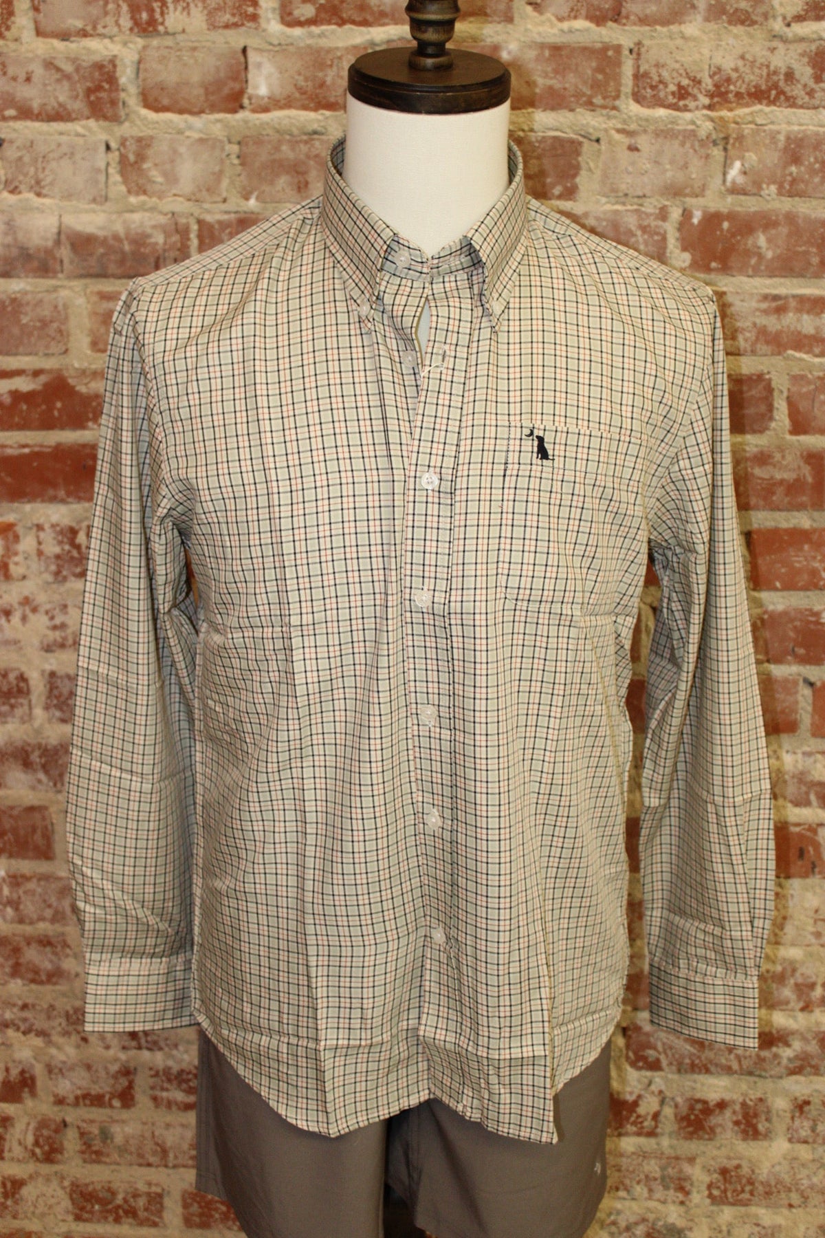 Grey/ Red/ Black Faulk Dress Shirt LB LOCAL BOY OUTFITTER