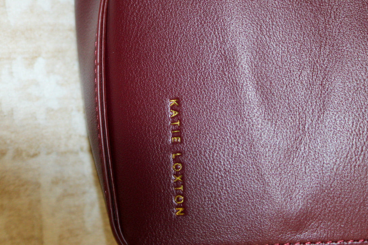 Katie Loxton Taya Woven Suedette Cherry Tote Back KATIE LOXTON
