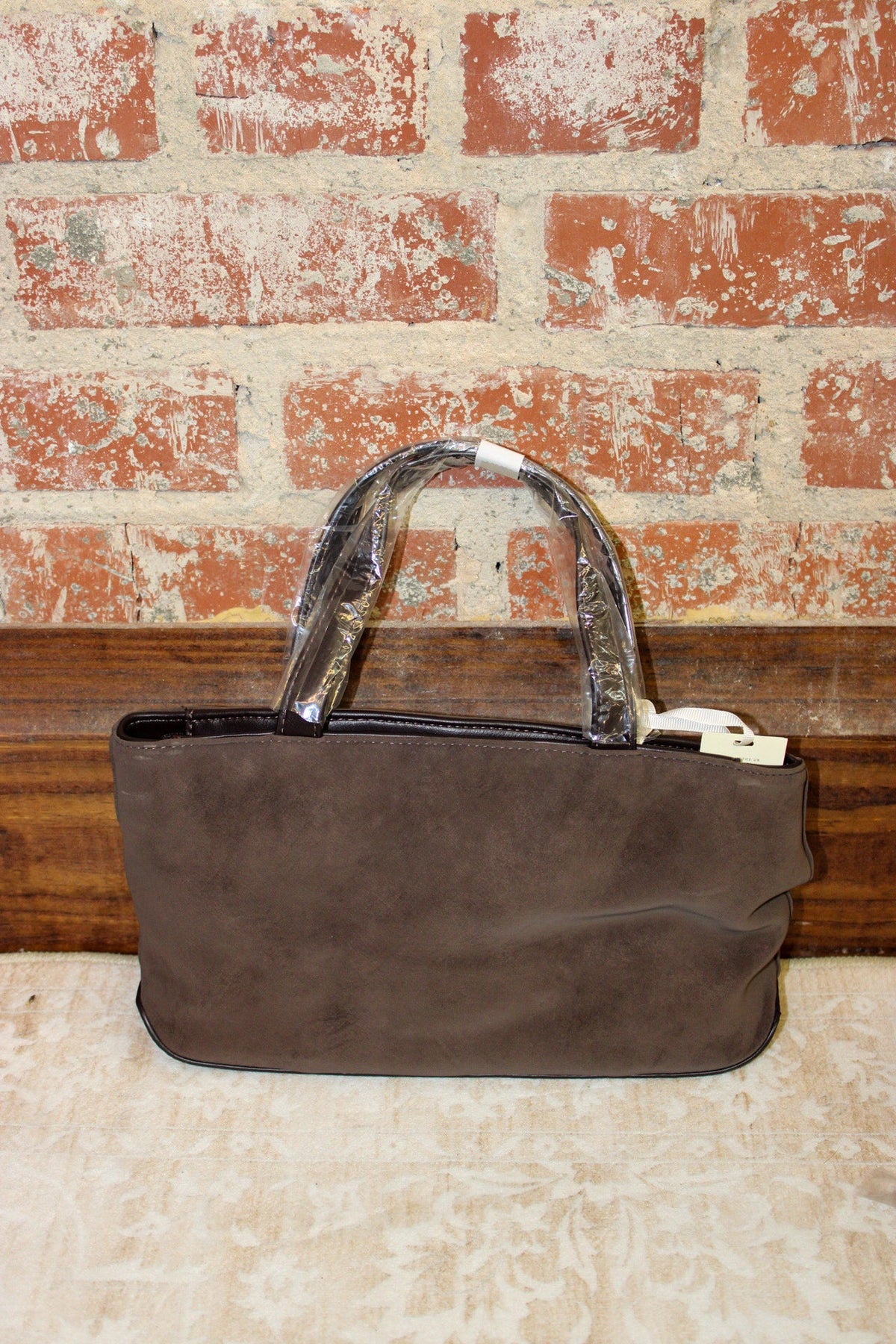 Katie Loxton Orin Top Handle Crossbody Bag In Bitter Chocolate Suedette KATIE LOXTON