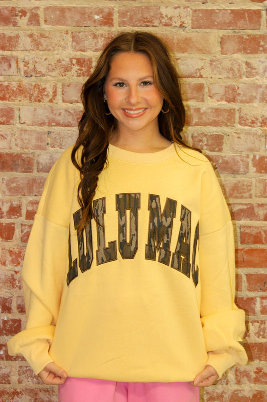 Lulu Mac Butter w/ Mossy Oak Bottomland Sweatshirt Girlie Girl Originals
