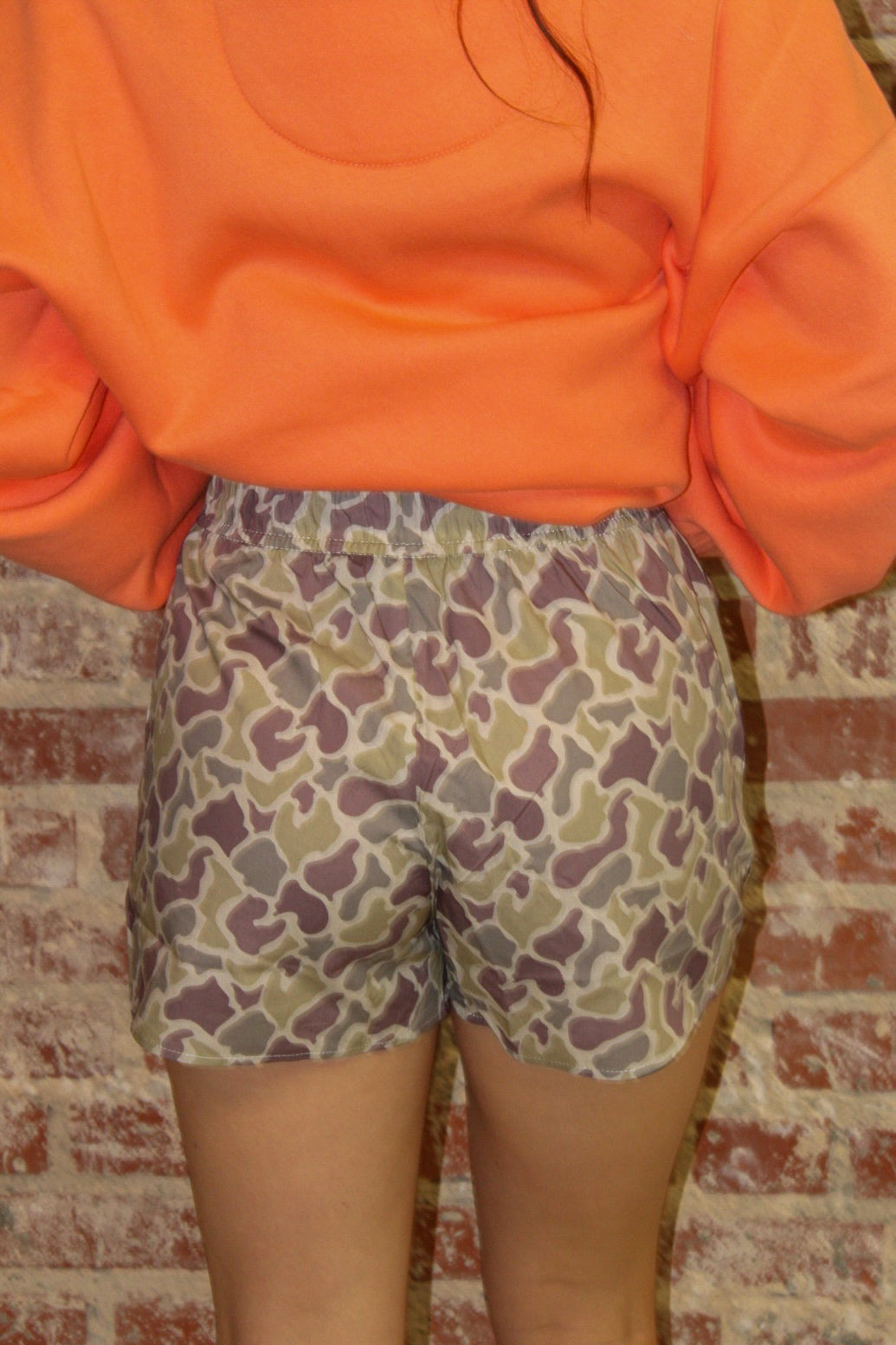 Lulu Mac Light Camo Boxer Shorts Girlie Girl Originals