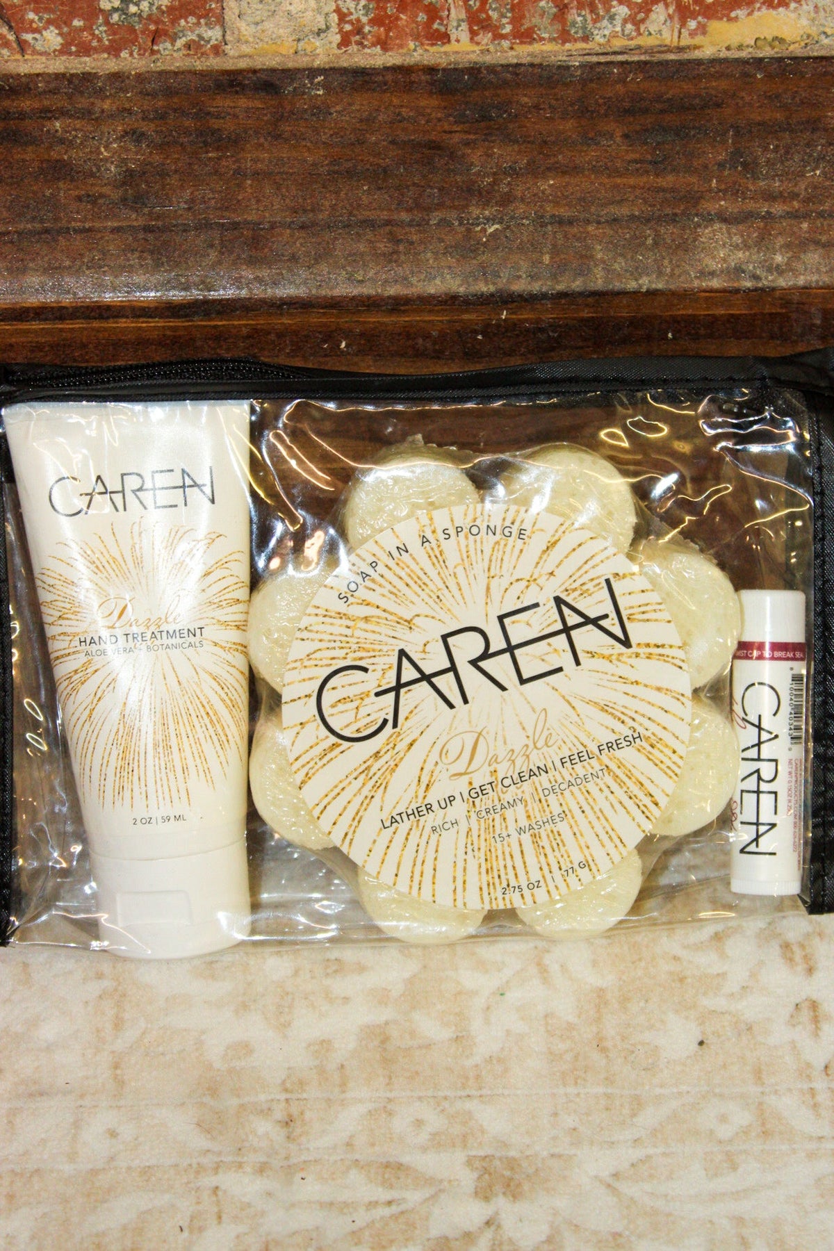 Caren Products - Dazzle Gift Set; Dazzle 2oz HT and Dazzle Sponge Caren Products