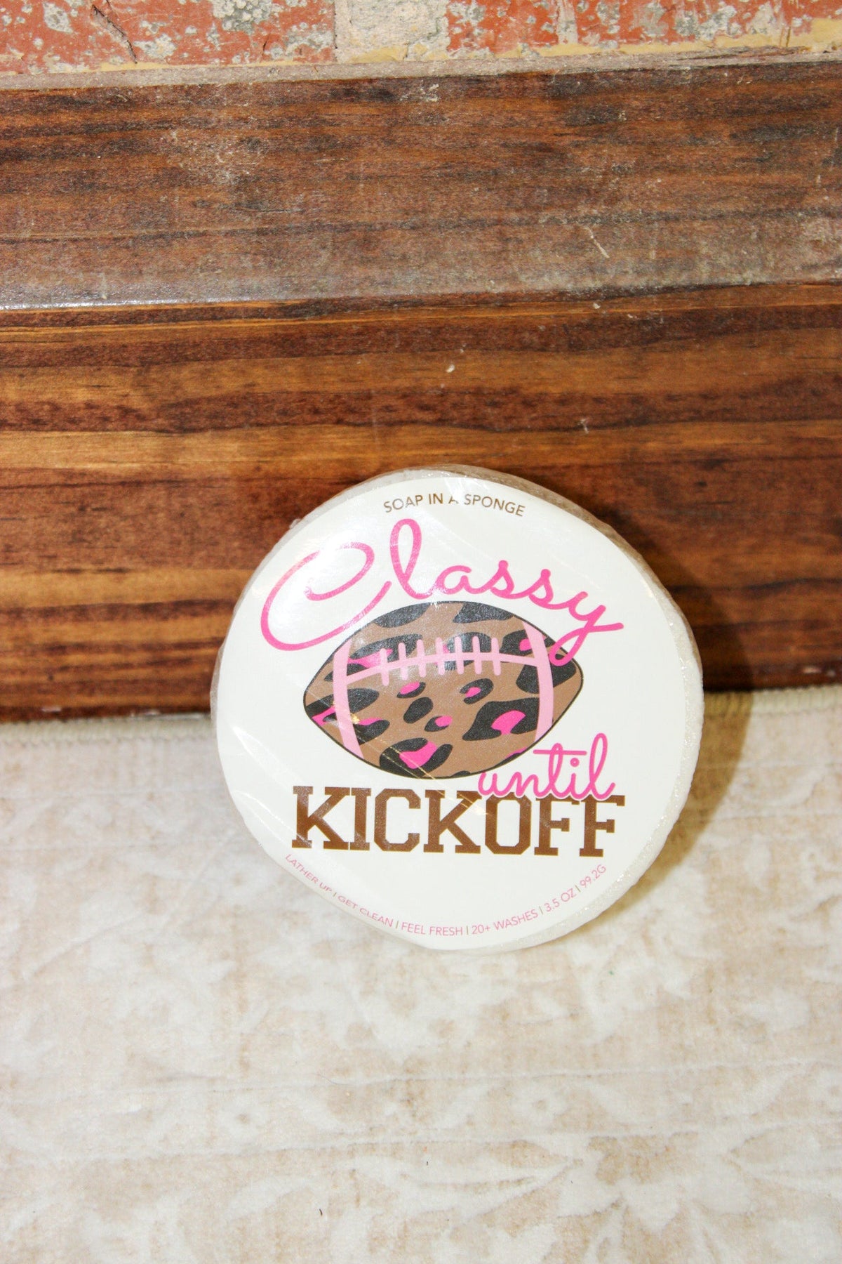 Caren Products Classy until Kickoff Soap in a Sponge Caren Products