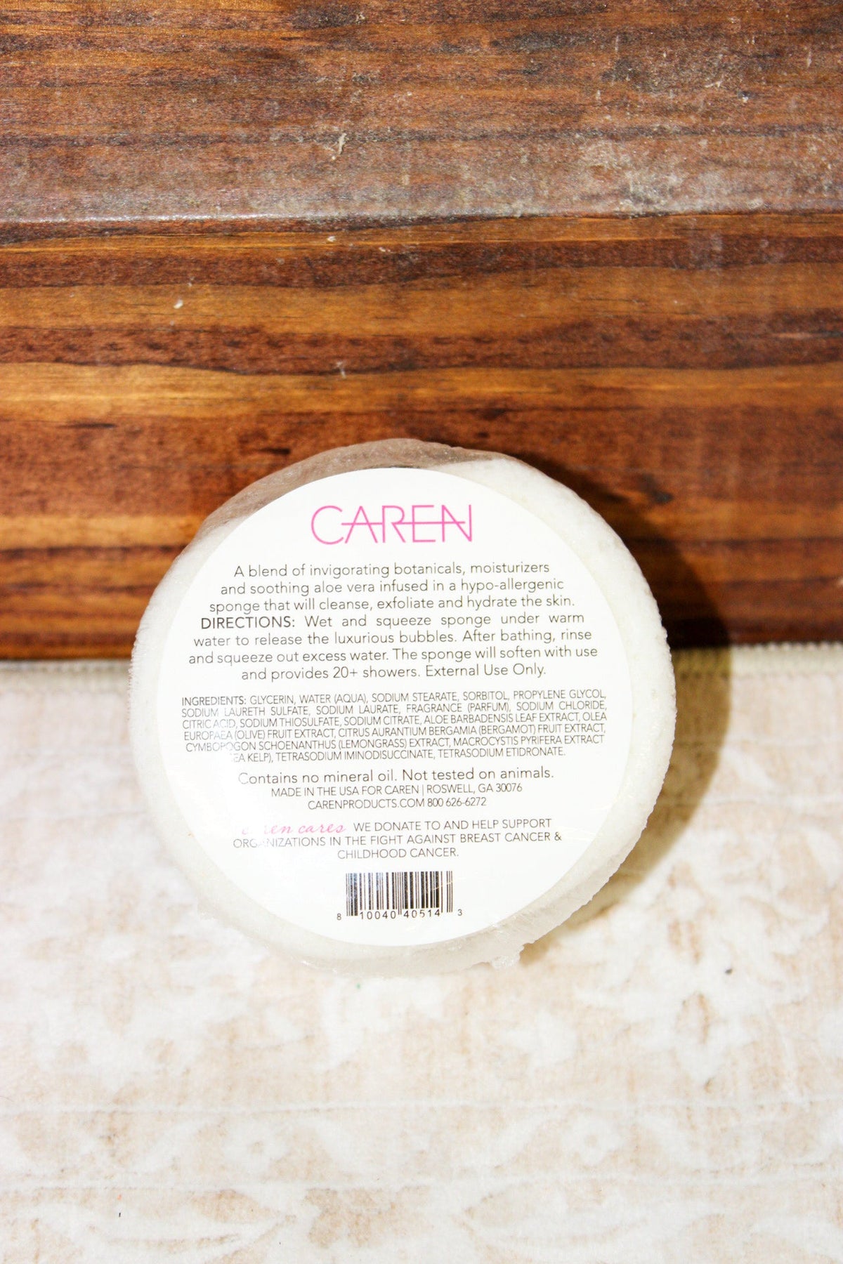 Caren Products Classy until Kickoff Soap in a Sponge Caren Products