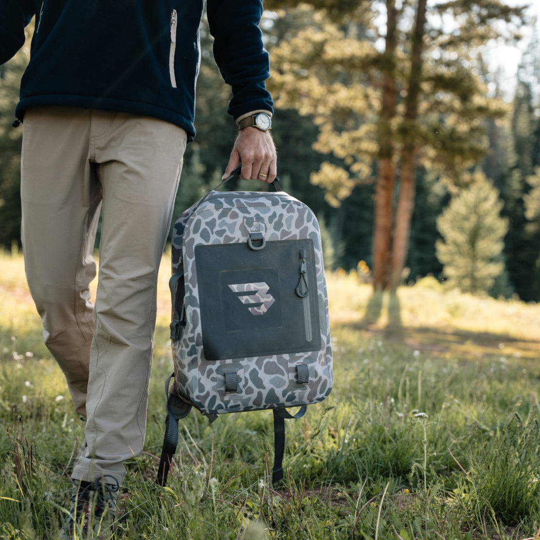 BURLEBO CLASSIC DEER CAMO WATERPROOF BACKPACK BURLEBO