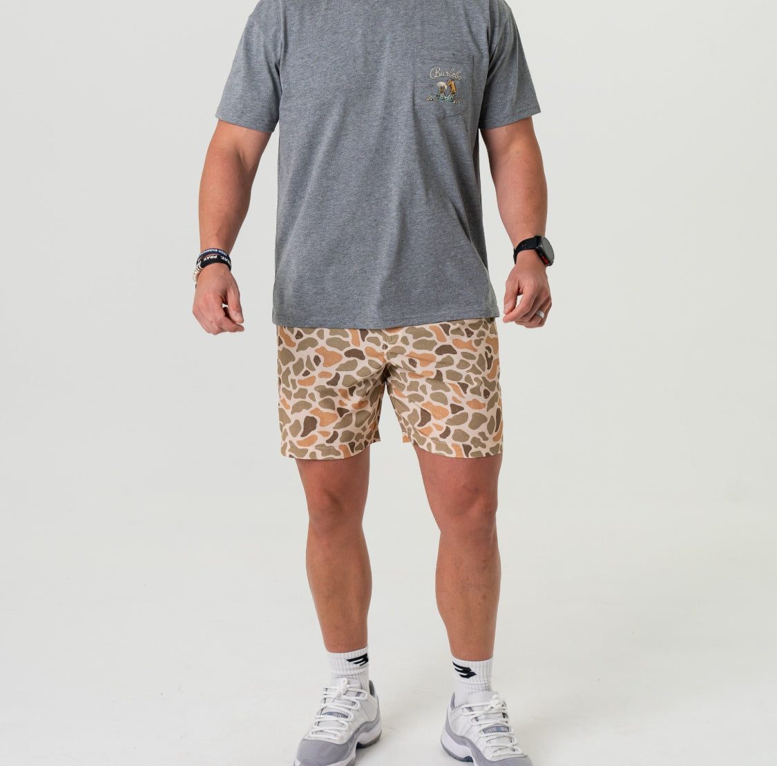BURLEBO VENADO CAMO EVERYDAY SHORTS (7" INSEAM) BURLEBO