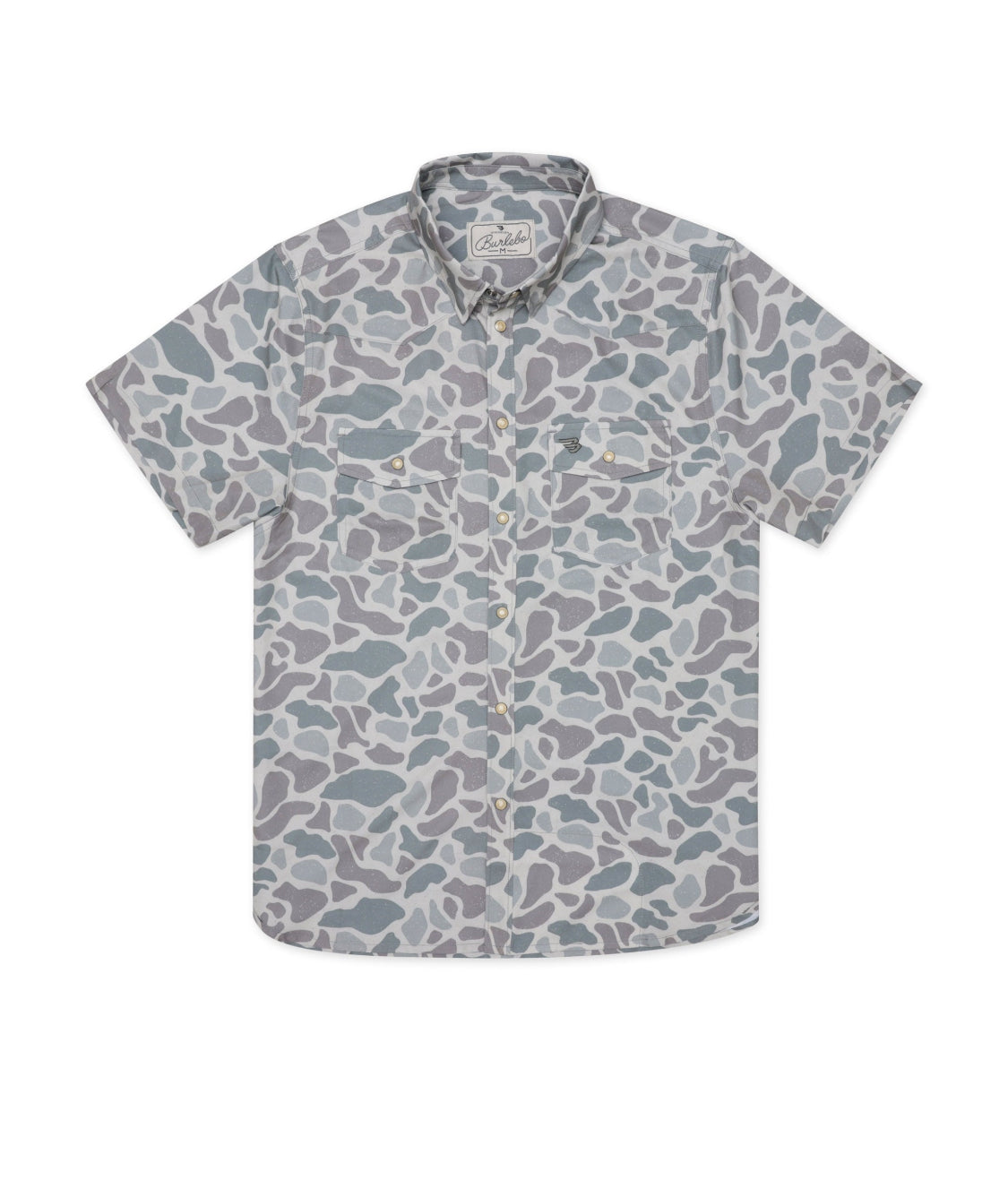 BURLEBO PERFORMANCE WESTERN BUTTON UP SHIRT- CLASSIC DEER CAMO BURLEBO