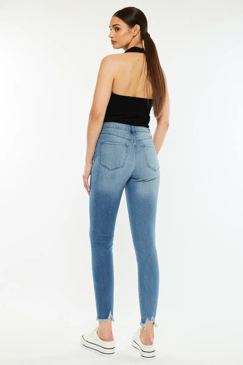 Kan Can High Rise Super Skinny Jeans