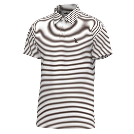 Local Boy Espresso/White Edisto Polo LOCAL BOY OUTFITTER