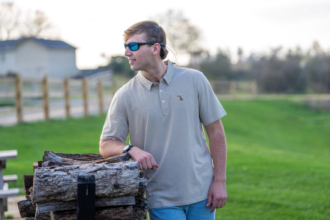 Local Boy Bronze Driftwood Polo LOCAL BOY OUTFITTER