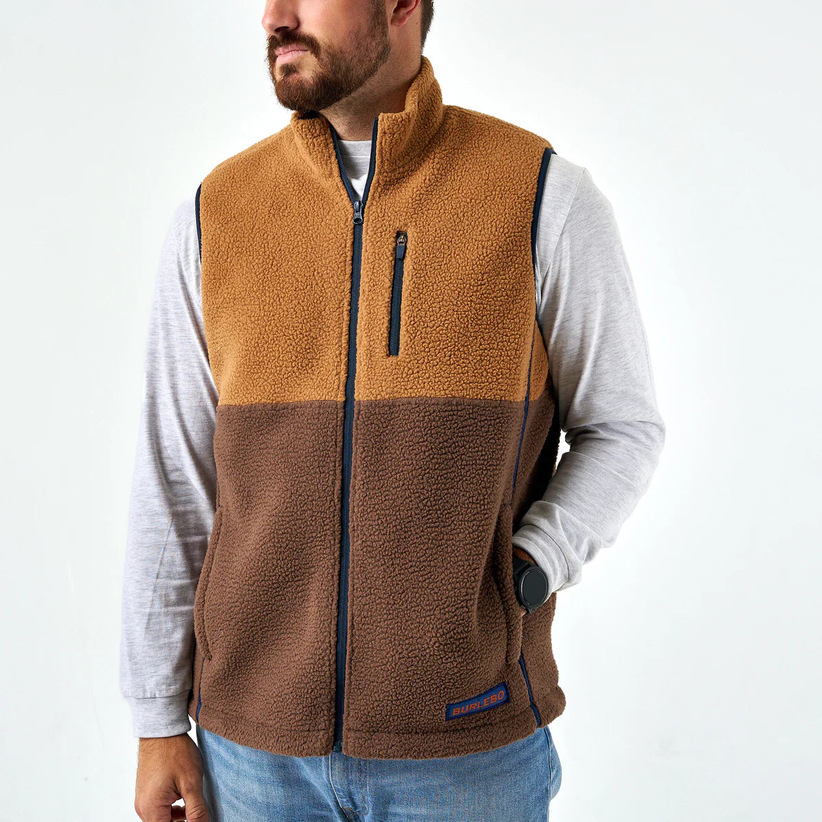 Burlebo Multi Brown Montana Vest BURLEBO