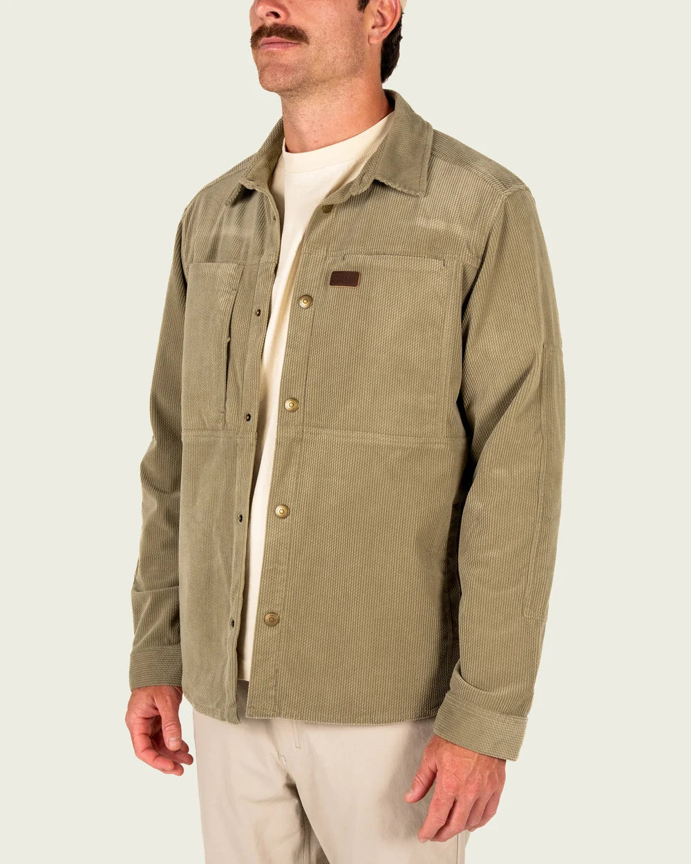 Marsh Wear Delano Cord Sage Brush Shacket MARSH WEAR