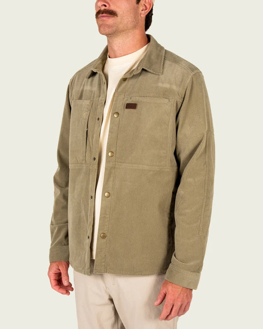 Marsh Wear Delano Cord Sage Brush Shacket MARSH WEAR