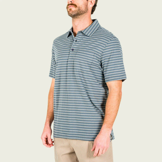 MARSH WEAR Charcoal Pawleys Polo Shirt SOUTHERN SUNDROP BOUTIQUE