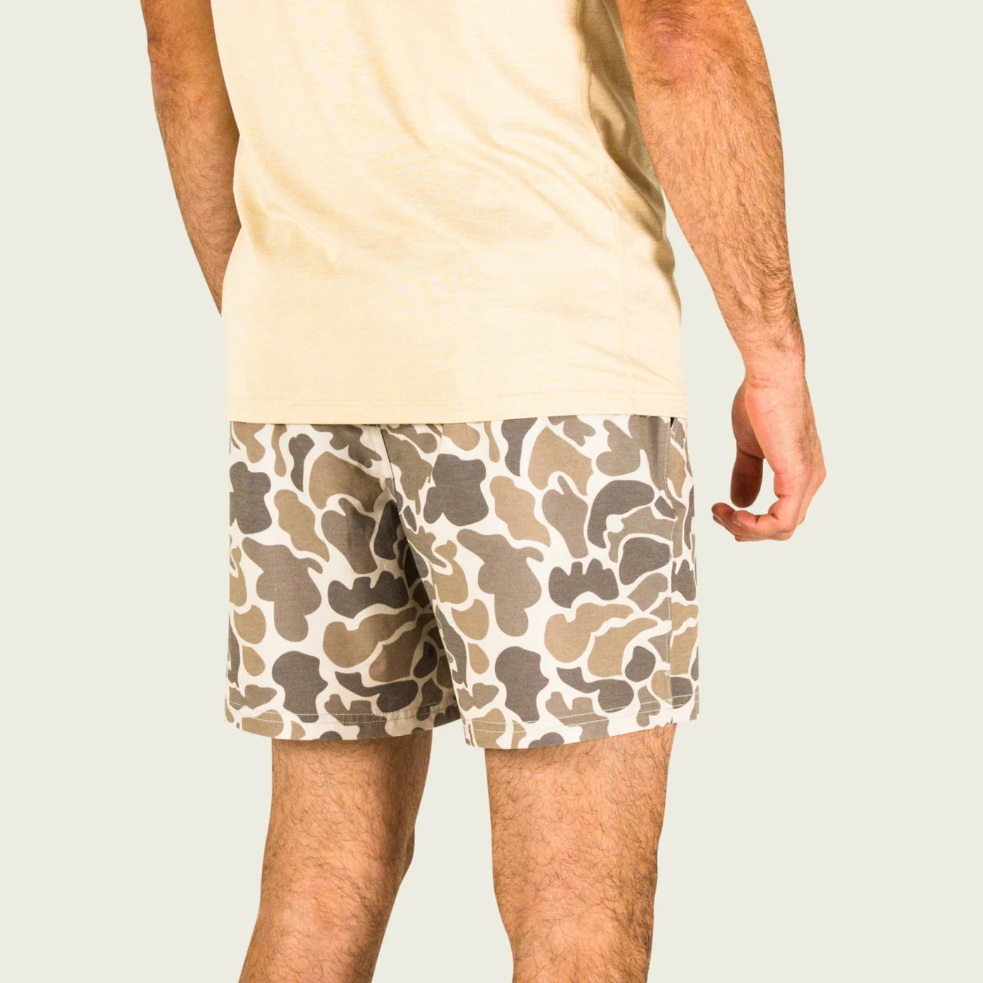MARSH WEAR Khaki Mallard Camo 6" Fulton Volley Shorts MARSH WEAR