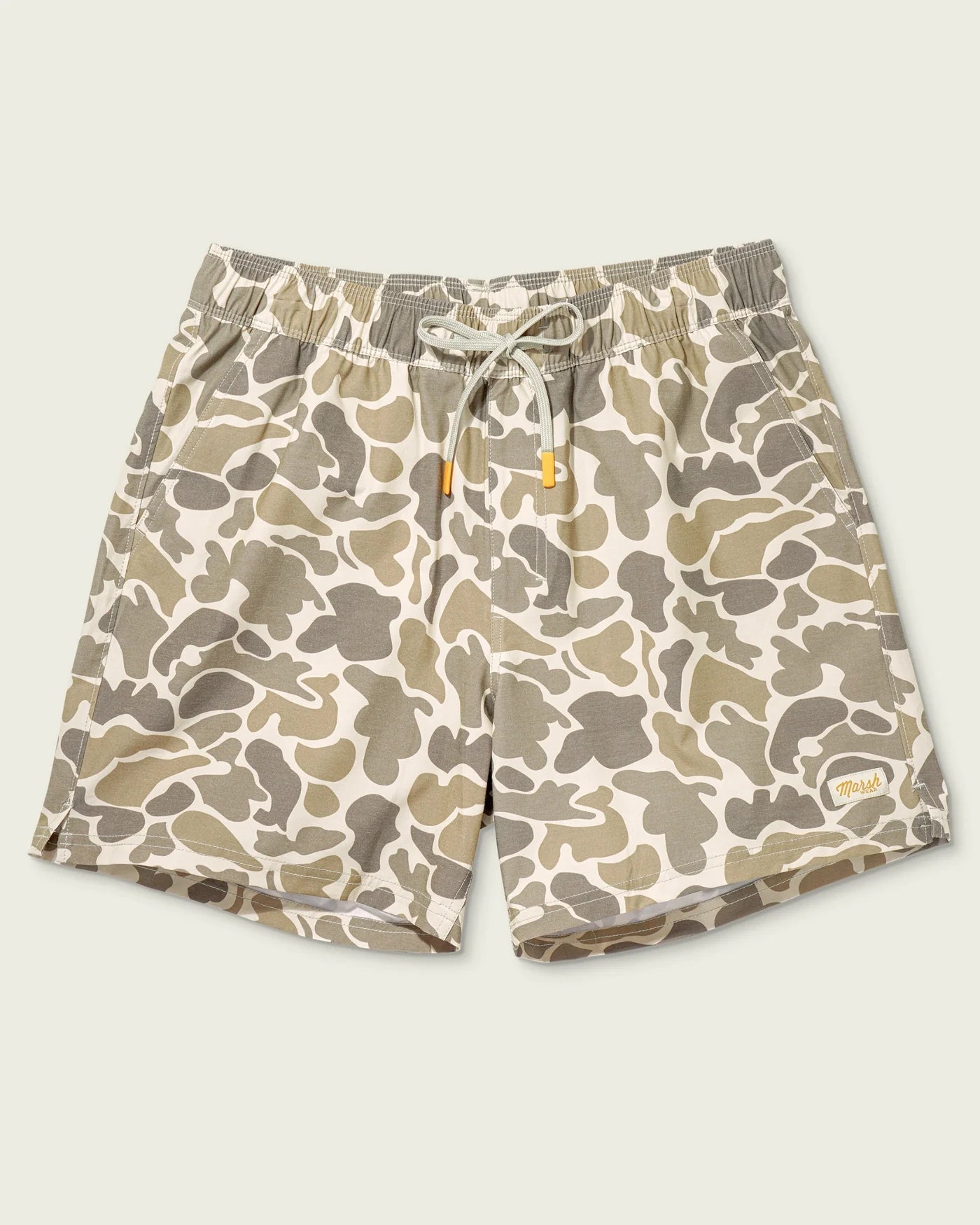 MARSH WEAR Khaki Mallard Camo 6" Fulton Volley Shorts MARSH WEAR