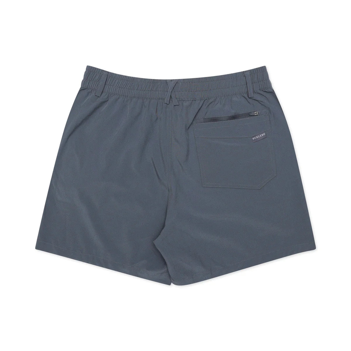 Burlebo  River Rock Grey Everyday Shorts with Classic Deer Camo Pocket (5.5" Inseam) BURLEBO