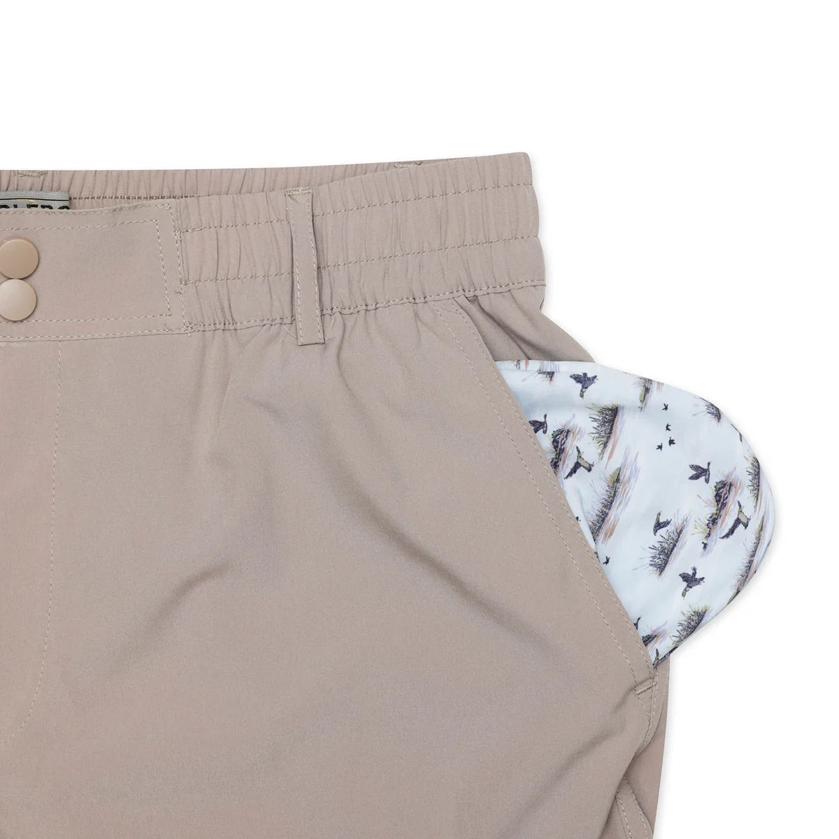 Burlebo Cobblestone Everyday Shorts with Duck Hunt Pocket (5.5" Inseam) BURLEBO