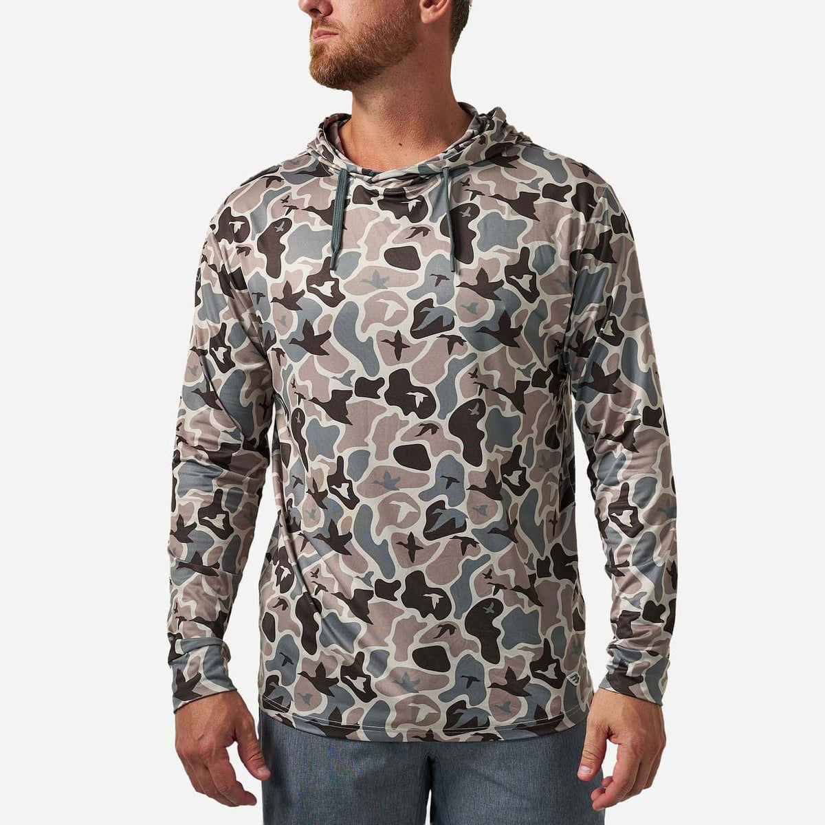 Burlebo Mallard Mayhem Camo Performance Hoodie BURLEBO