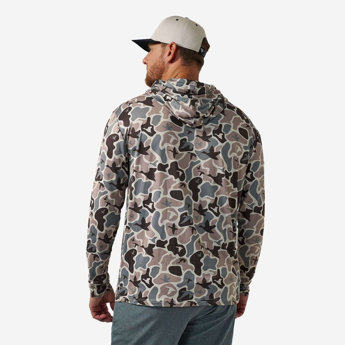 Burlebo Mallard Mayhem Camo Performance Hoodie BURLEBO
