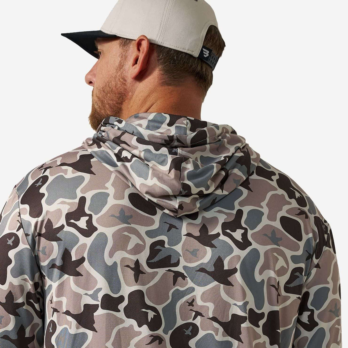 Burlebo Mallard Mayhem Camo Performance Hoodie BURLEBO
