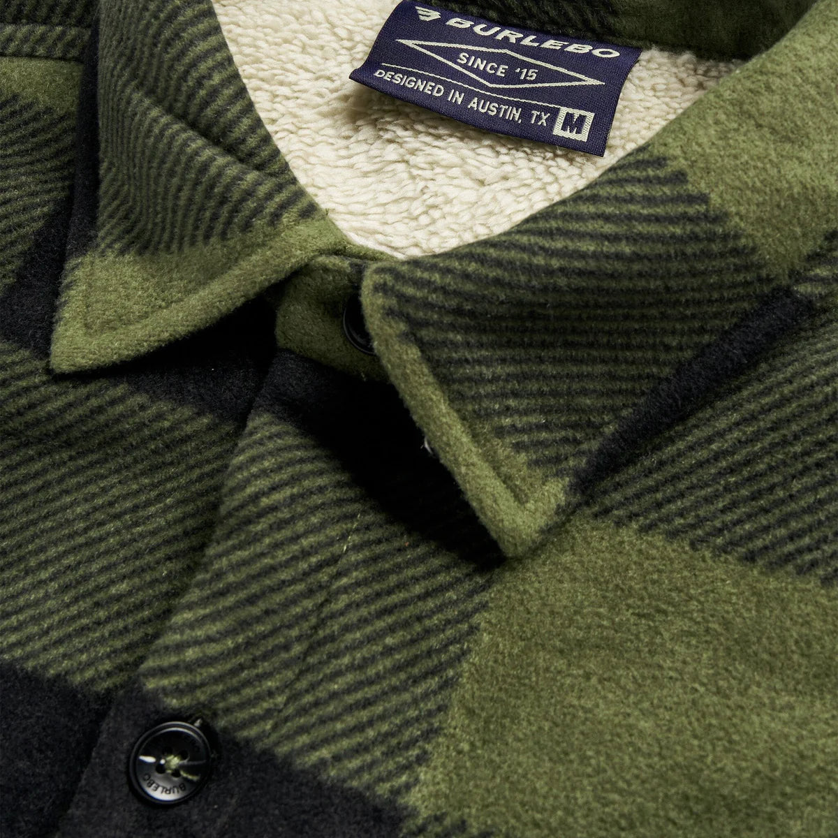 BURLEBO MALLARD GREEN PLAID SHACKET BURLEBO