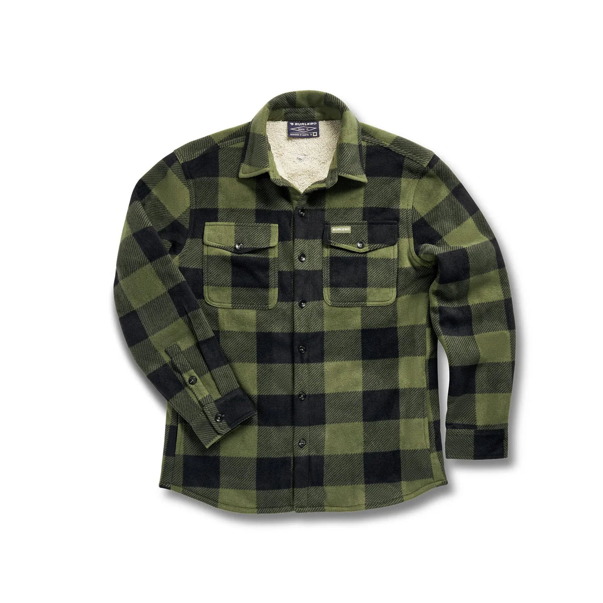 BURLEBO MALLARD GREEN PLAID SHACKET BURLEBO