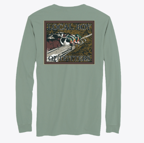 LOCAL BOY QUACK STACK LONG SLEEVE SHIRT LOCAL BOY OUTFITTER