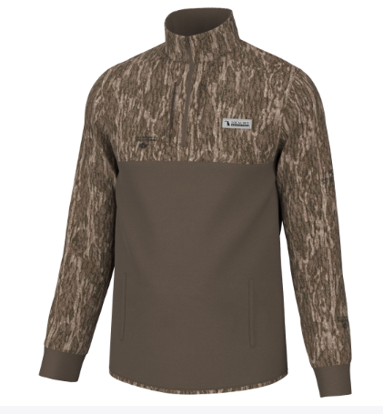 Mossy Oak Bottomland Fielder Quarter Zip Pullover LOCAL BOY LOCAL BOY OUTFITTER