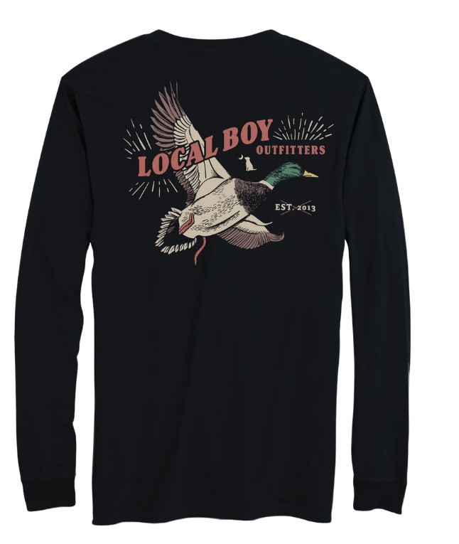 Mallard Blast LS Tee LB LOCAL BOY OUTFITTER