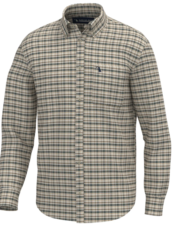 Faulk Dress Shirt Slate/Rust/Navy LOCAL BOY OUTFITTER