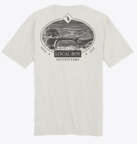 Wood Cut SS Tee Local boy SOUTHERN SUNDROP BOUTIQUE