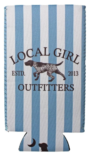 Local Girl Slim Koozie Classic Spotter LOCAL BOY OUTFITTER