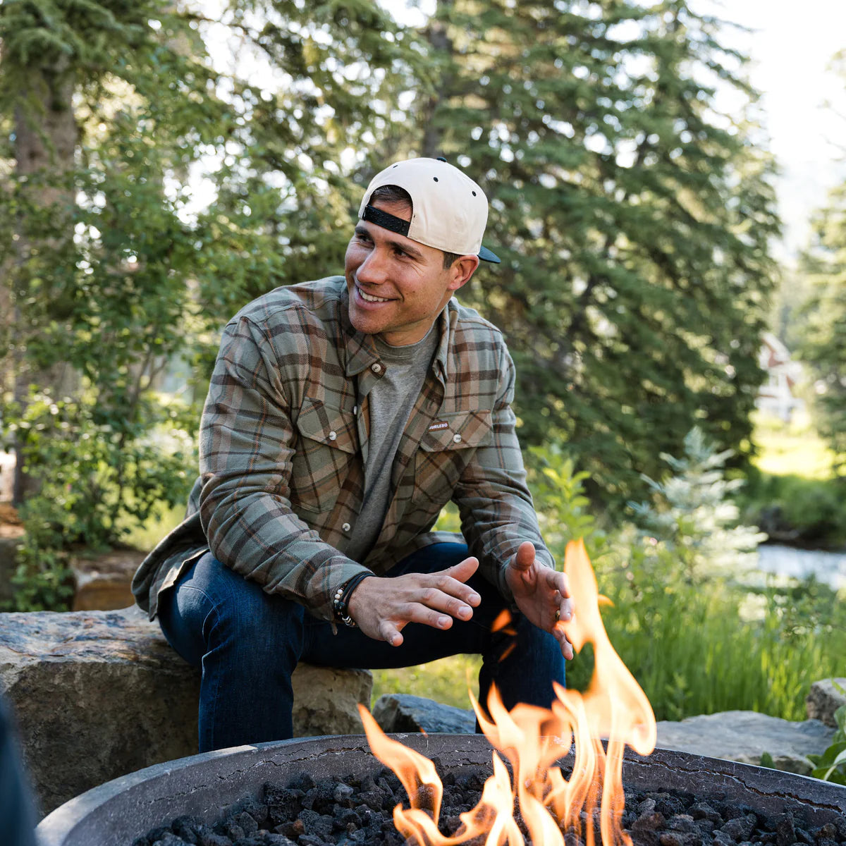 Burlebo Flannel Shirt- Timber Brown BURLEBO