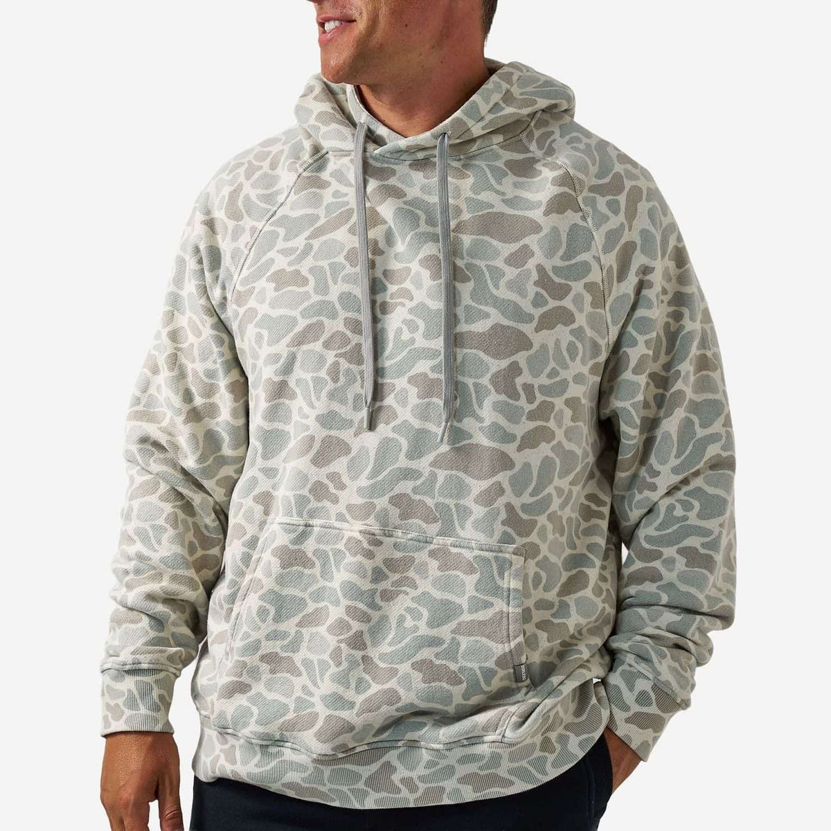 Burlebo Classic Deer Camo Vintage Washed Hoodie BURLEBO