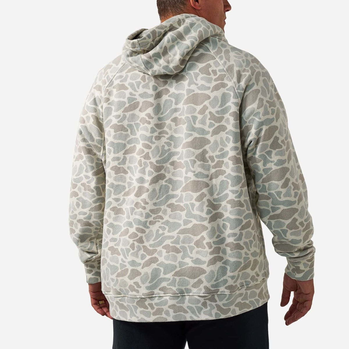 Burlebo Classic Deer Camo Vintage Washed Hoodie BURLEBO