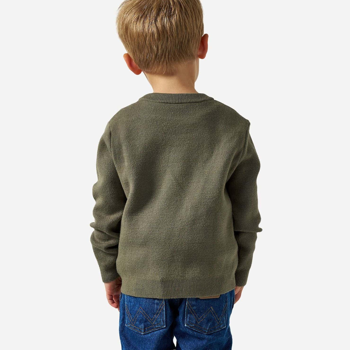 Burlebo Youth Olive Duck Youth Cabin Sweater BURLEBO