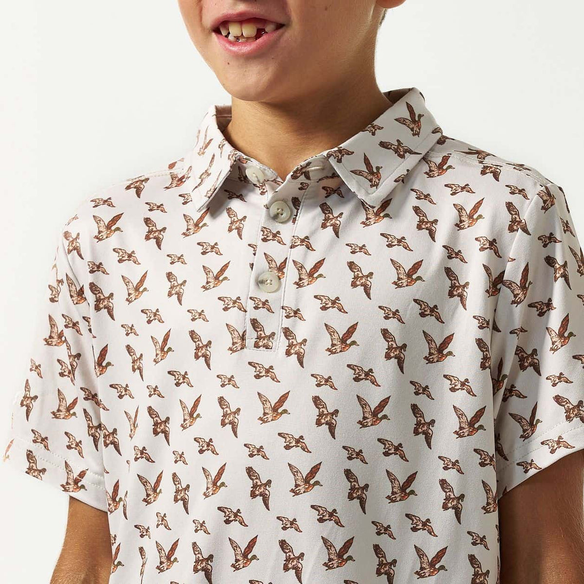 Burlebo Youth Mallards Flying In Performance Polo BURLEBO