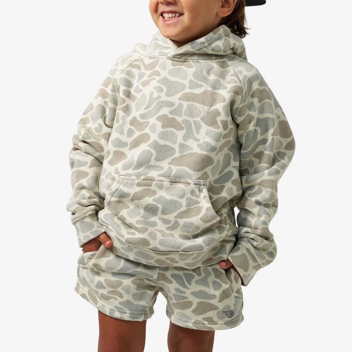 Burlebo Youth Classic Deer Camo Vintage Washed Hoodie BURLEBO