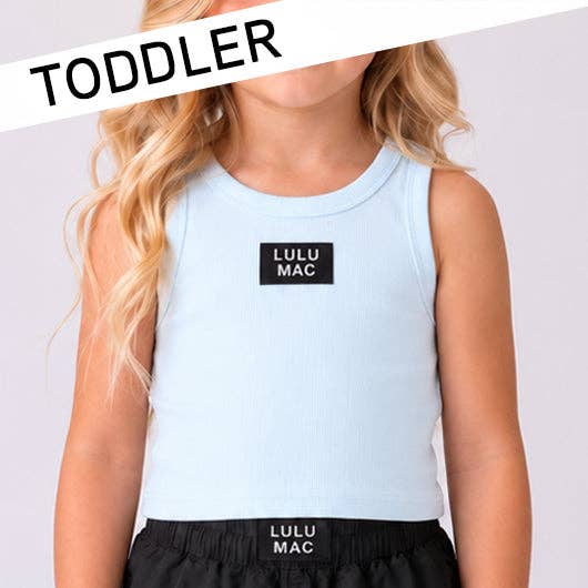 Girlie Girl Originals - TD-TK-1000 LIGHT BLUE TODDLER SOLID TANK: LIGHT BLUE / 4T Girlie Girl Originals